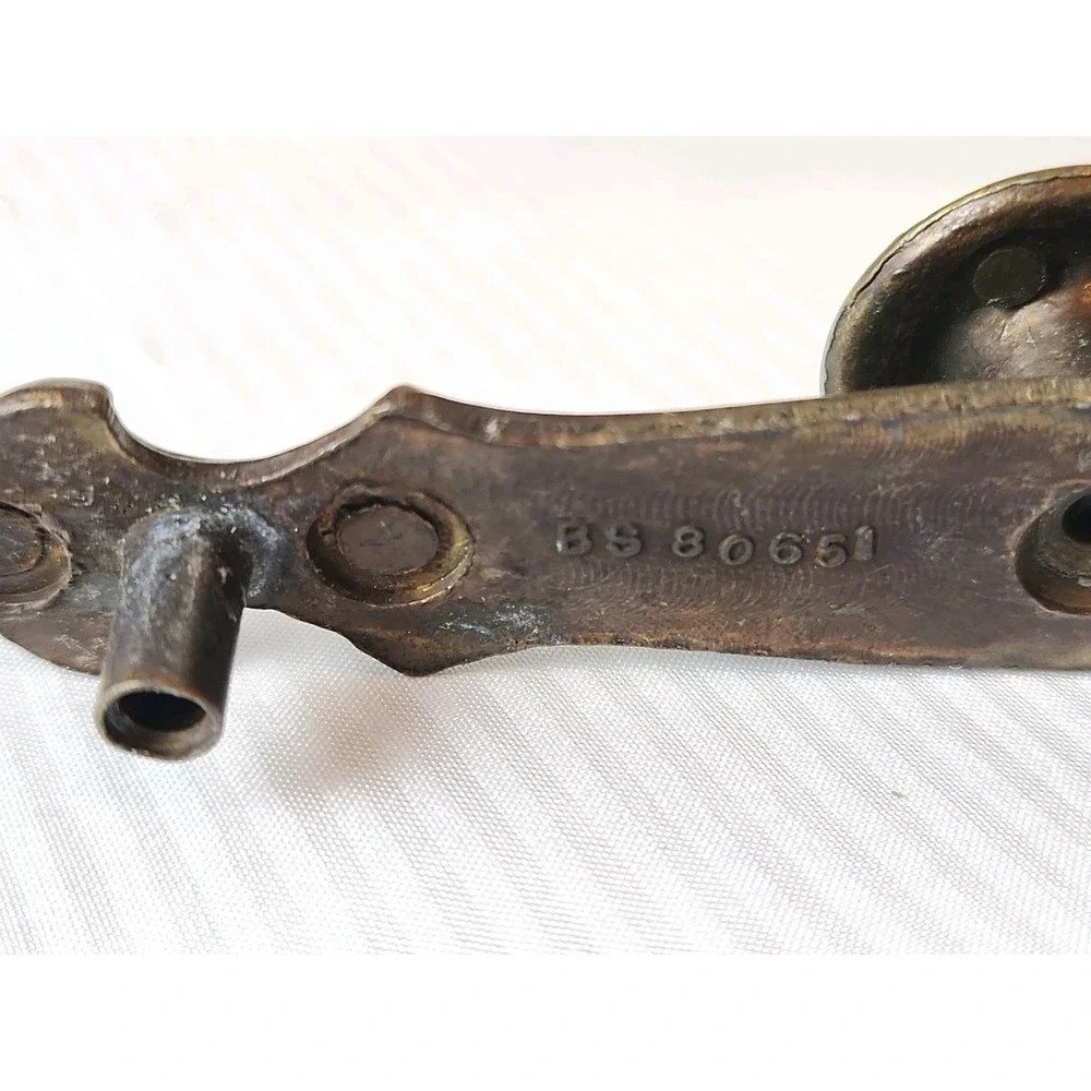 Lot 25 VTG Bronze Stewart Warner Cabinet Handles Drawer Pull 3.5